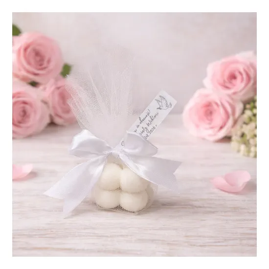 Podziękowanie dla gości chrzest komunia ślub roczek baby shower BĄBEL personalizacja
